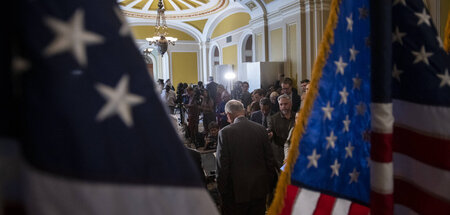 Pressekonferenz im US-Kapitol
