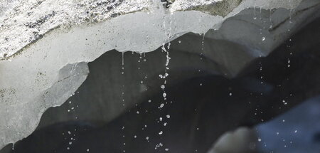 Folge des Klimawandels: Die Eisschmelze nimmt weltweit immer wei...