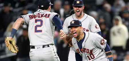 Beste Aussichten: Die Houston Astros sind bislang in der Postsea...