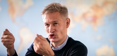 Fühlte sich seinem Gegenüber von der »Letzten Generation« überle...