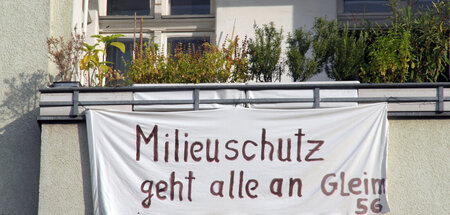 Weithin sichtbar: Klare Botschaft für »soziale Erhaltungsgebiete... Weithin sichtbar: Klare Botschaft für »soziale Erhaltungsgebiete...