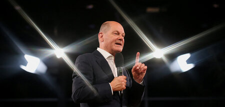 Wenn der Kanzler redet: Olaf Scholz am Dienstag in Gifhorn Wenn der Kanzler redet: Olaf Scholz am Dienstag in Gifhorn