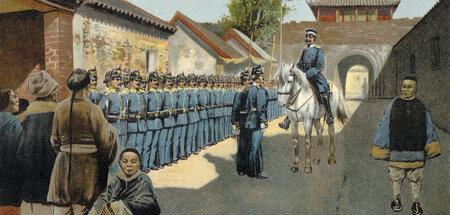 »Deutsche Protektion«. Seesoldaten im Flottenstützpunkt der Kais...