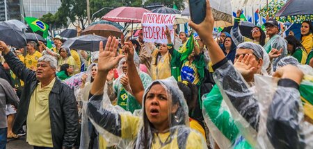 »Weiß und reich« trifft auf diese Anhänger Bolsonaros eher nicht...