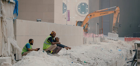 Dreharbeiten in Doha: »Geheimsache Katar« Dreharbeiten in Doha: »Geheimsache Katar«