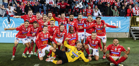 Juhu, Klassenerhalt: Degerfors IF feiert (6.11.2022)