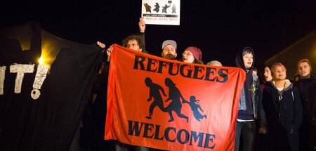 Protest gegen NPD in Berlin-Schöneweide