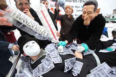 Protestaktion vor dem Kanzleramt am Sonntag in Berlin
Klimawand...