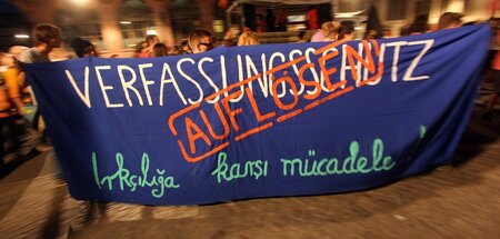 Demonstranten in Frankfurt am Main (17.9.2018) Demonstranten in Frankfurt am Main (17.9.2018)
