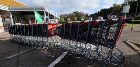 Auch große Supermarktketten wurden in vielen Städten – wie hier ...