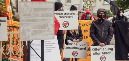 Gedenkkundgebung für den getöteten Asylsuchenden Samuel Yeboah (...