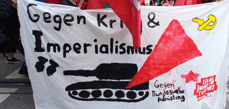 Demonstration gegen 100-Milliarden-»Sondervermögen« für die Bund...