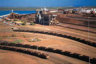 Förderanlage von BHP Billitou in Port Headland