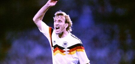 »Jetzt geht es richtig los«: Andreas Brehme trifft im WM-Finale ... »Jetzt geht es richtig los«: Andreas Brehme trifft im WM-Finale ...