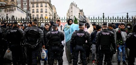 Räumung des Lagers am Donnerstag in Paris