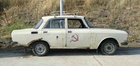 Ein »Moskwitsch-2140«, fotografiert in Bulgarien