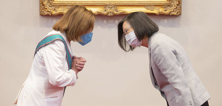 Prominente US-Unterstützung durch Nancy Pelosi (l.) hat der sepa...