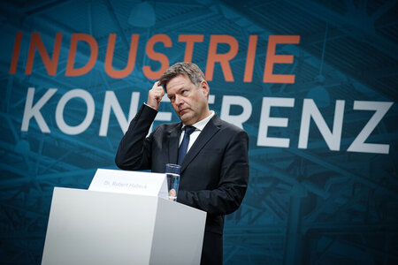 Die deutsche Industrie werde nicht kaputtgehen, verbreitet Rober...