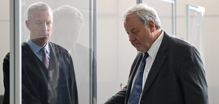 Traumduo im Gerichtssaal: Steueranwalt Hanno Berger (r.) mit sei...