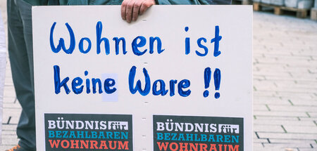 Bleibt hochaktuelle Forderung: Keine Rendite mit der Miete (Düss...