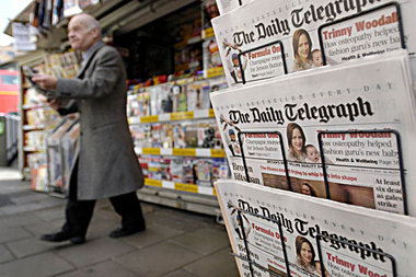 Der Daily Telegraph, die auflagenstärkste britische »Qualitätsze... Der Daily Telegraph, die auflagenstärkste britische »Qualitätsze...