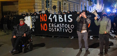 Soliproteste in Rom für Cospito