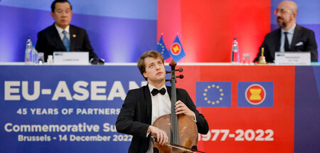 Mit Klassik betören: Der kambodschanische Premier Hun Sen und de...