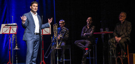 An der Reihe: Die Posaunisten des Blechbläserquintetts des Deuts...