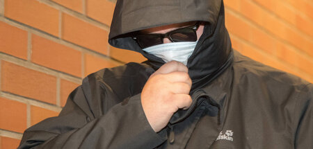 Neonazi Tilo P. scheut das Licht der Öffentlichkeit (Berlin, 31....