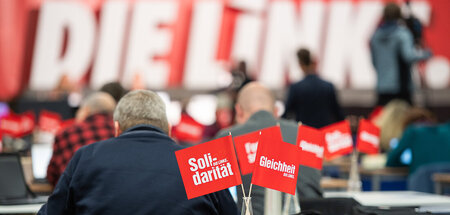 Landesparteitag der Partei Die Linke Sachsen im Messe- und Veran... Landesparteitag der Partei Die Linke Sachsen im Messe- und Veran...