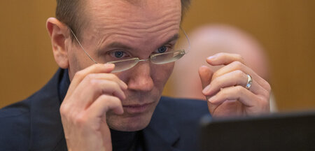 Der frühere Wirecard-Vorstandschef Markus Braun am zweiten Verha...