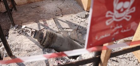 Auch im unter dschihadistischer Kontrolle stehenden Idlib in Syr...