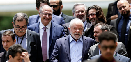 Schart viele Minister um sich: Brasiliens gewählter Präsident Lu...