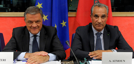 Alte Seilschaft: Antonio Panzeri (l.) in seiner Zeit als EU-Abge... Alte Seilschaft: Antonio Panzeri (l.) in seiner Zeit als EU-Abge...