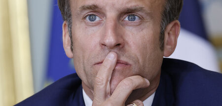 »Wer hätte die Klimakrise vorhersagen können?« Für Macron sind d...
