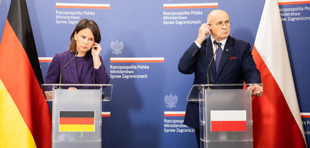 Verständigungsprobleme: Annalena Baerbock und der polnische Auße...