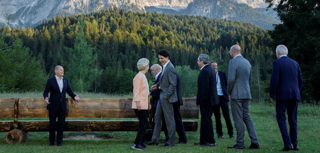 Die Kulisse stimmt: G7-Gipfel der westlichen Industriestaaten in... Die Kulisse stimmt: G7-Gipfel der westlichen Industriestaaten in...