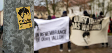 Solidarität mit dem Opfer und den Angehörigen: Gedenkdemonstrati...