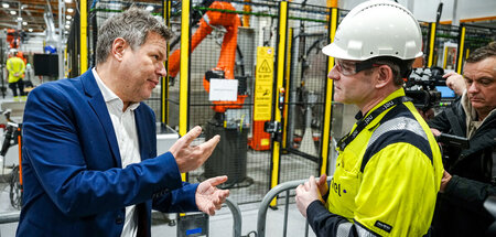 Bundeswirtschaftsminister Habeck besucht am Freitag zum Abschlus...