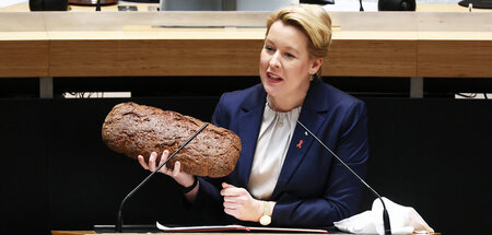 Franziska Giffey (SPD) weiß wahltaktisch auf die übliche »Law &a...