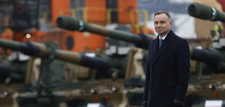 Druck auf Berlin: Polens Präsident Andrzej Duda am 6. Dezember 2...