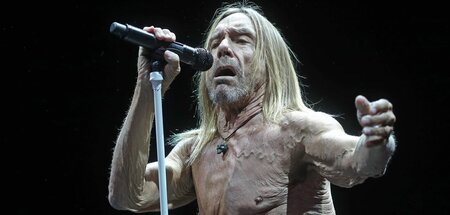 Der nach dem Ötzi wohl berühmteste lederne Oberkörper: Iggy Pop