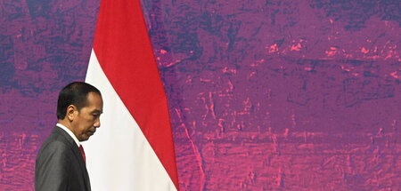Indonesiens Staatschef Joko Widodo auf dem G20-Gipfel auf Bali a...