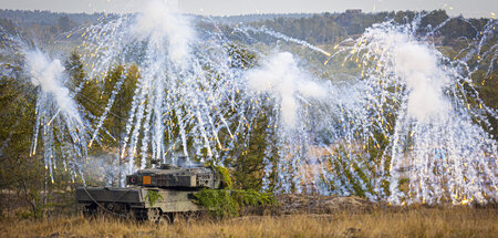 Bundeswehr-Übung mit dem Kampfpanzer »Leopard 2«