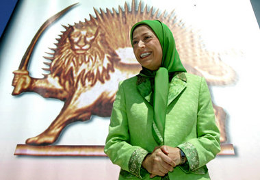 Maryam Rajavi während eines Treffens von Oppositionskräften Iran...