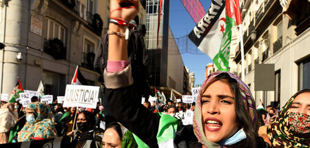 Die spanische Gesellschaft ist solidarisch mit den Sahrauis, abe...