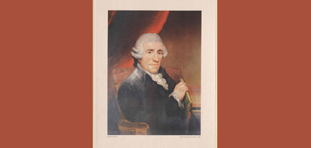 Joseph Haydn, geboren am 31. März oder 1. April 1732 in Rohrau, ...