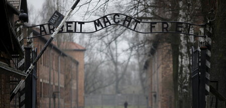 Der Eingang zum ehemaligen Konzentrationslager Auschwitz