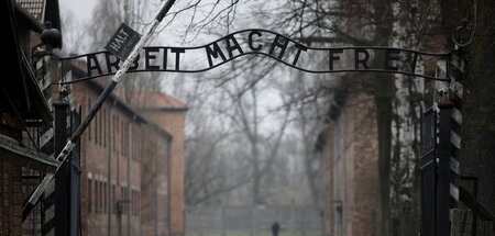 Der Eingang zum ehemaligen Konzentrationslager Auschwitz