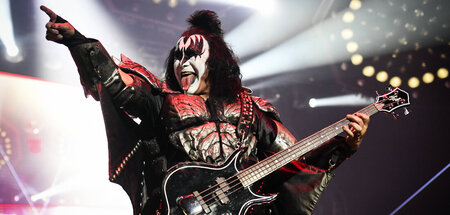 Schön geschminkt: Gene Simmons